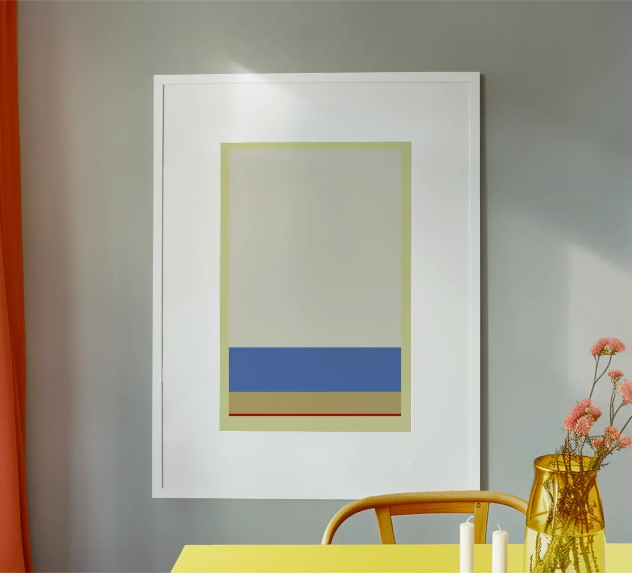 Stripe Yellow 2 poster da 170QM