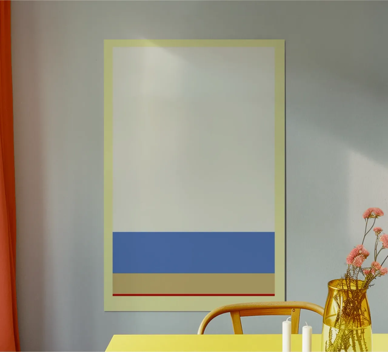 Stripe Yellow 2 poster da 170QM