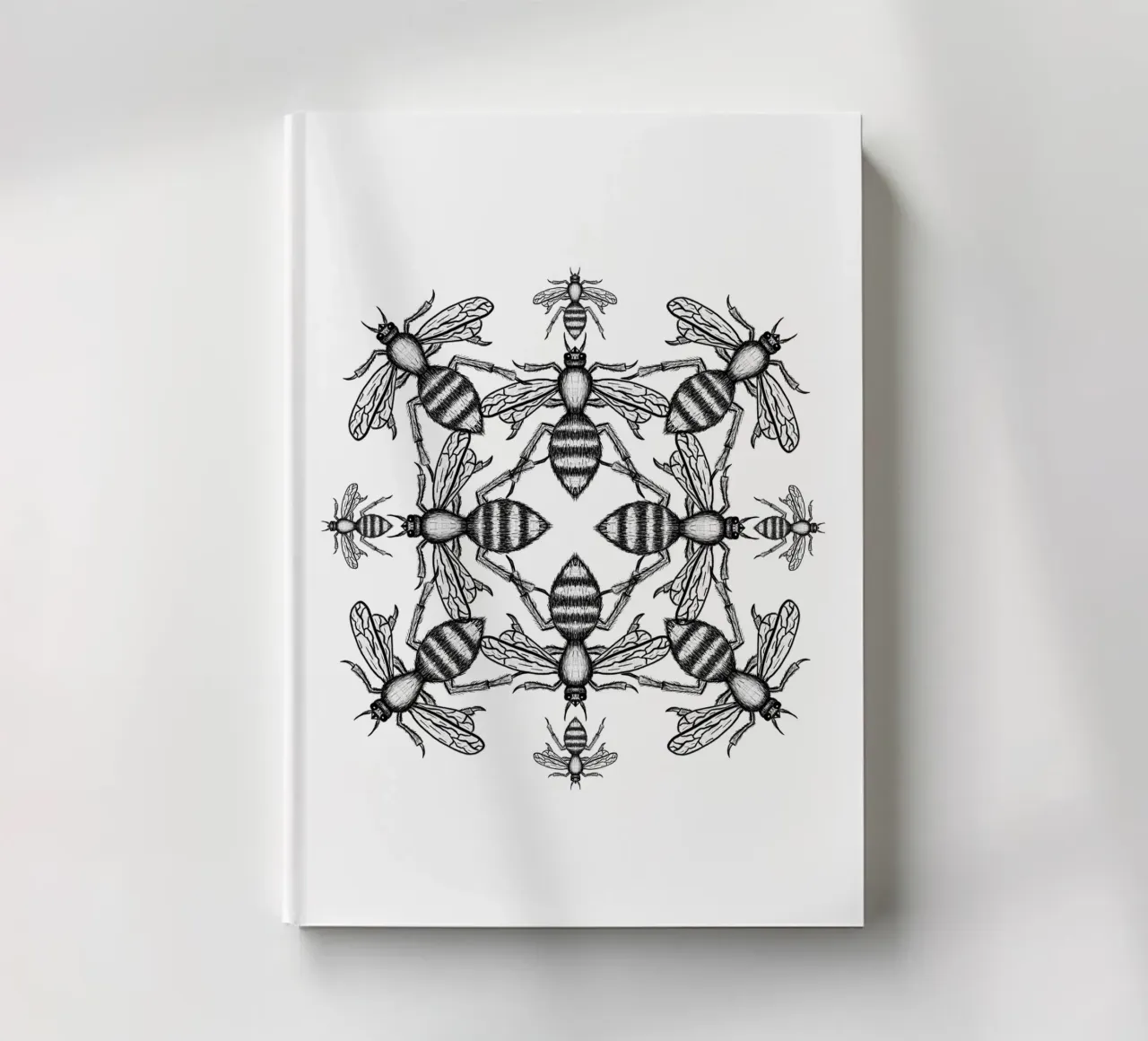 daily sketch Bee notebook by words-in-frames