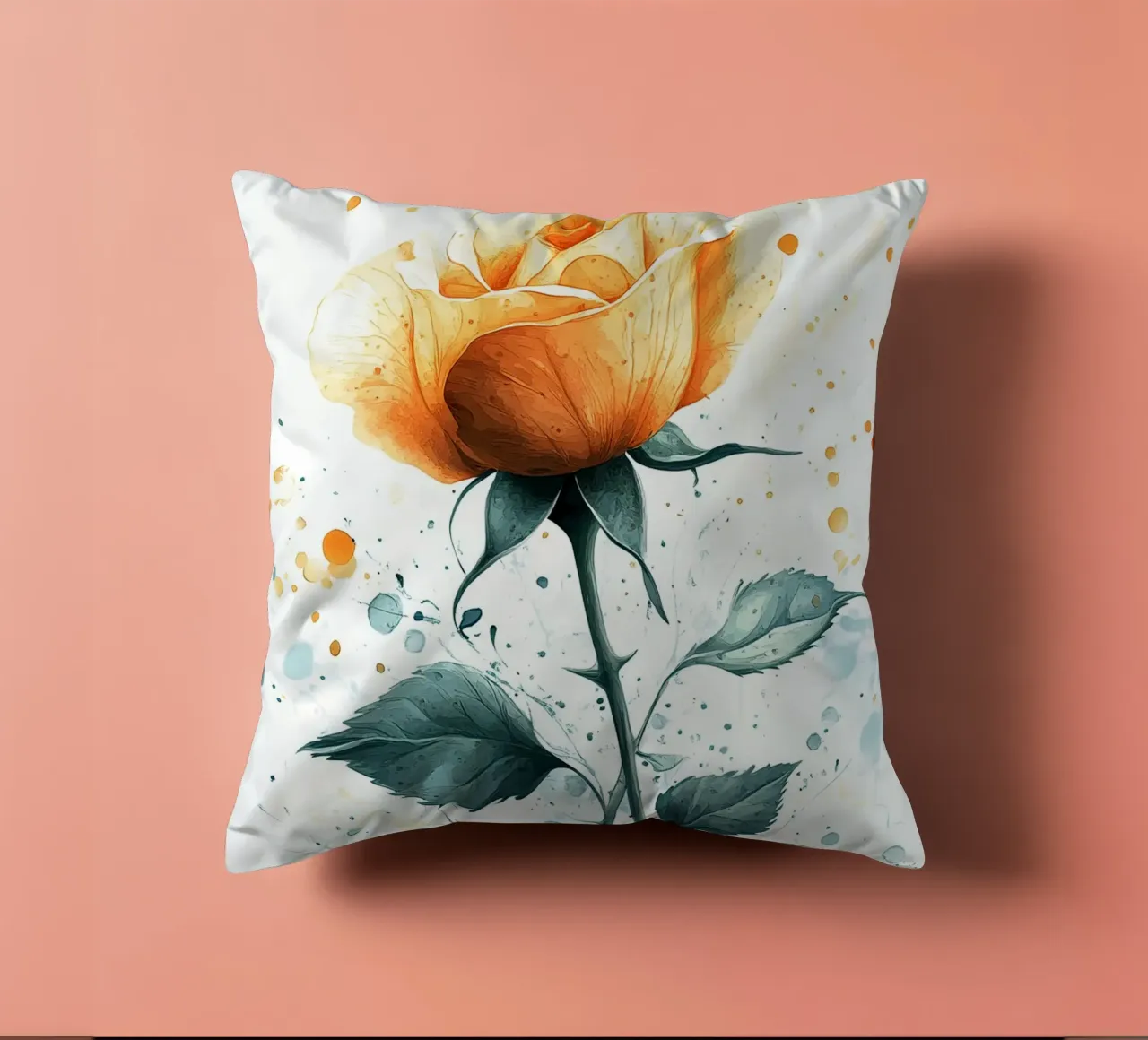 Rose art cuscino da Mateo