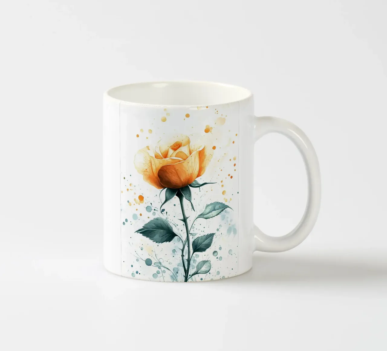 Rose art tazza in ceramica da Mateo