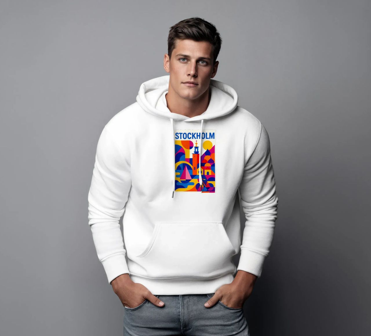Stoccolma in stile: tra arcipelago e design felpa con cappuccio da JETLAG | affiches voyage