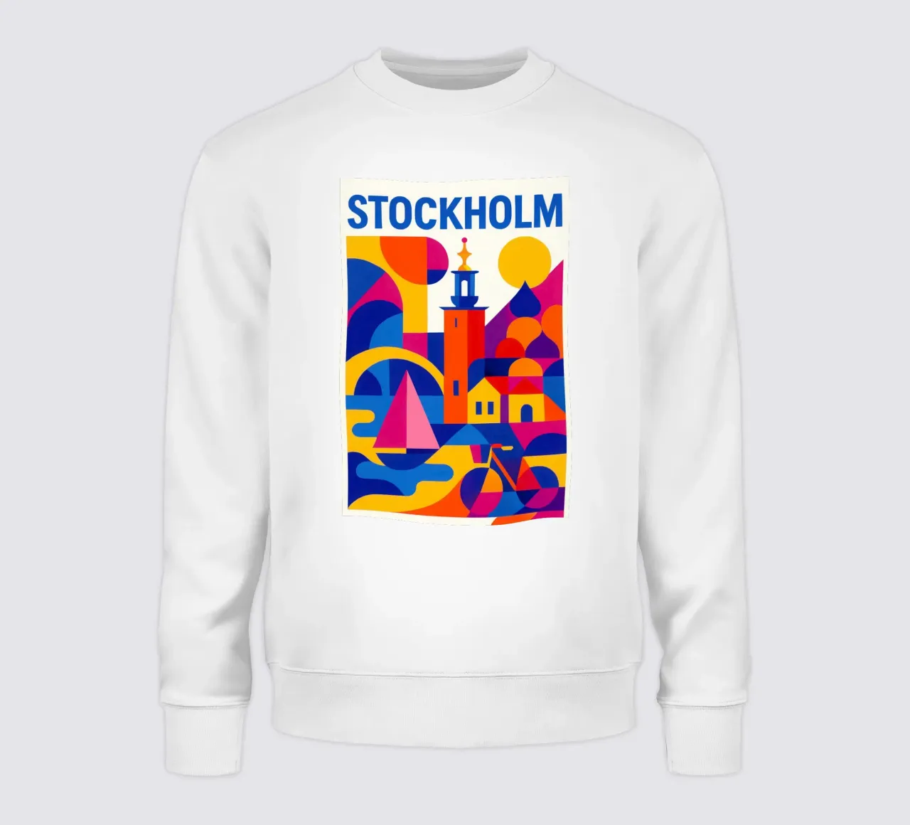 Stockholm in stijl - tussen archipel en design sweatshirt van JETLAG | affiches voyage