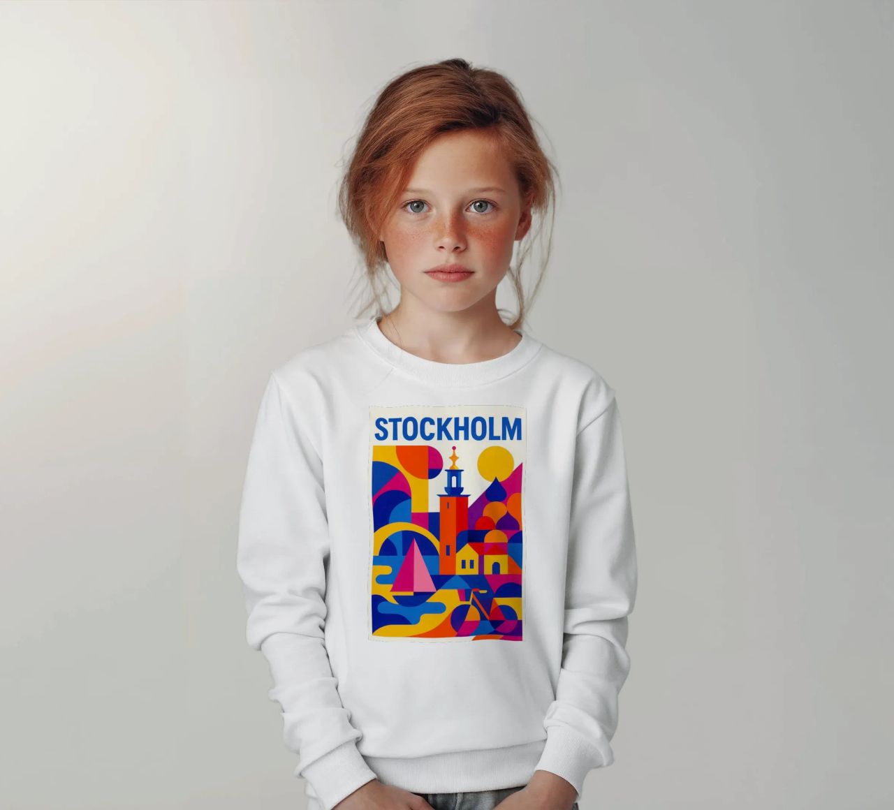 Stoccolma in stile: tra arcipelago e design felpa bambino da JETLAG | affiches voyage