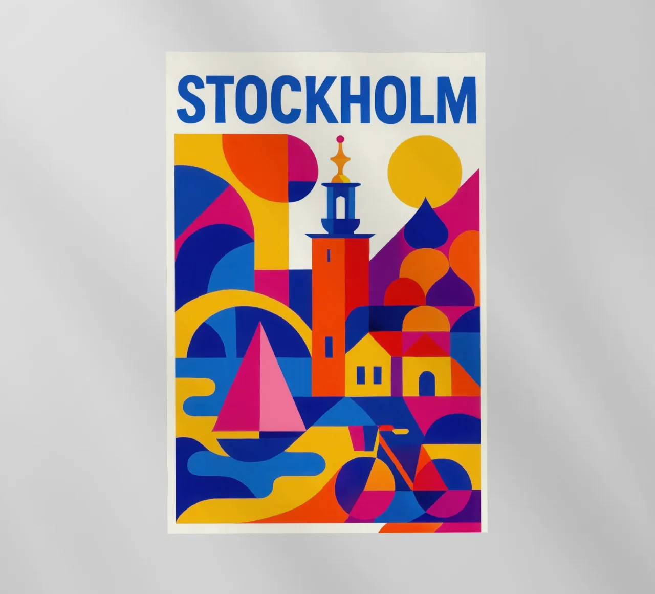Stoccolma in stile: tra arcipelago e design pellicola backlit da JETLAG | affiches voyage