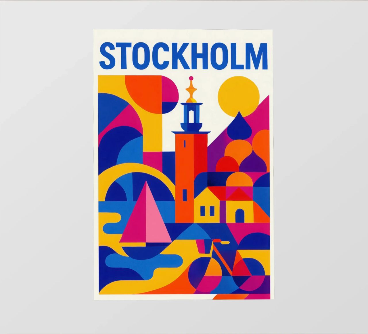 Stoccolma in stile: tra arcipelago e design pellicola backlit da JETLAG | affiches voyage