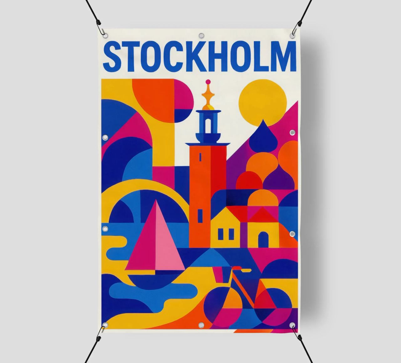 Stoccolma in stile: tra arcipelago e design telo in pvc da JETLAG | affiches voyage
