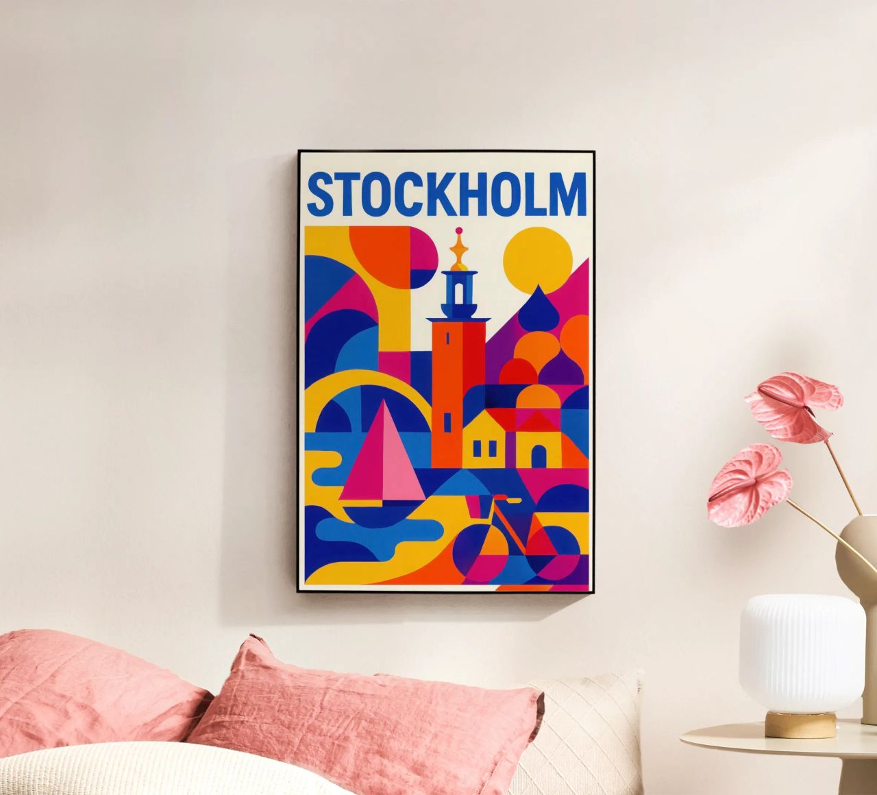 Stoccolma in stile: tra arcipelago e design plexiglass da JETLAG | affiches voyage
