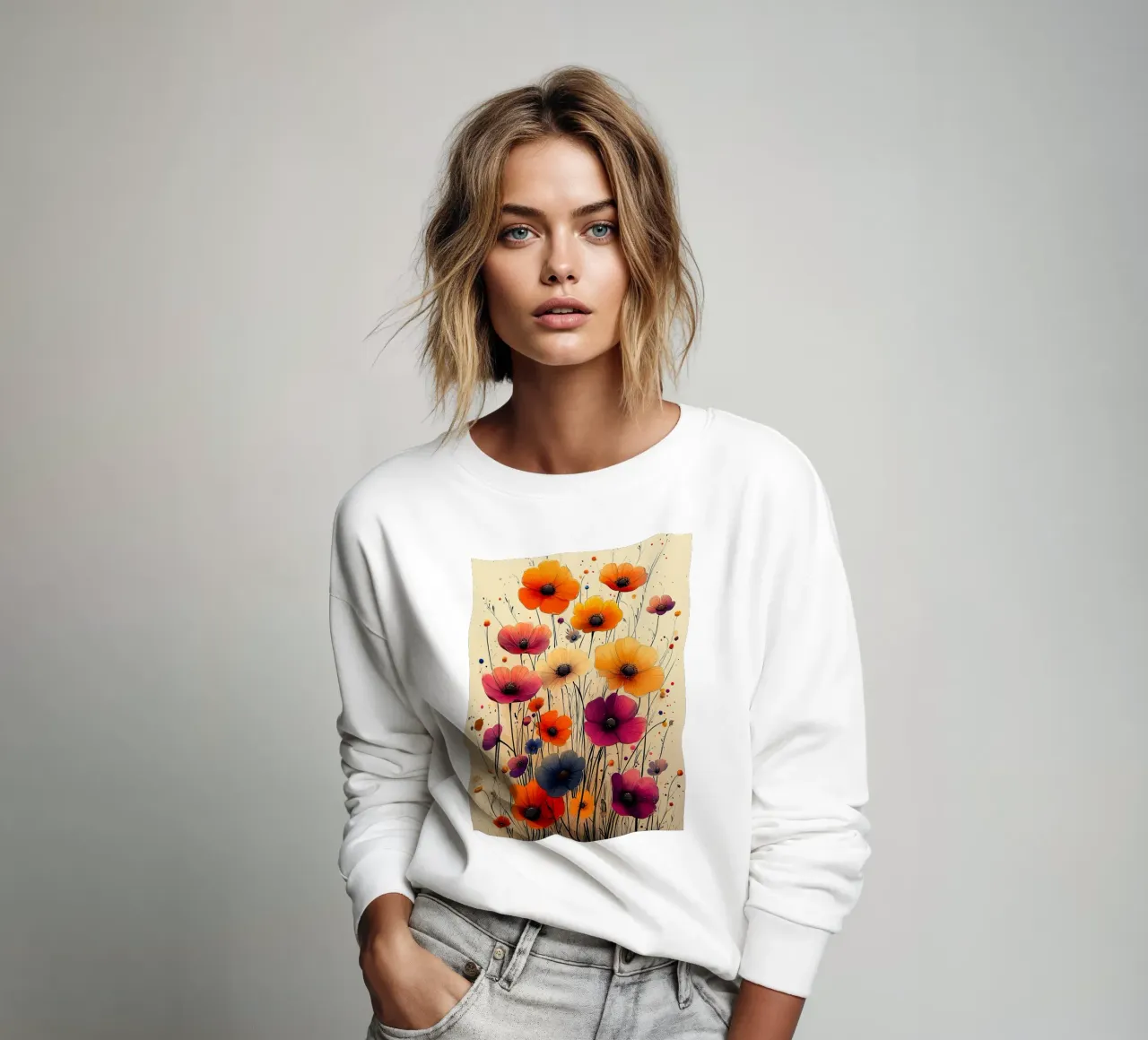 Poppies art A felpa da Mateo
