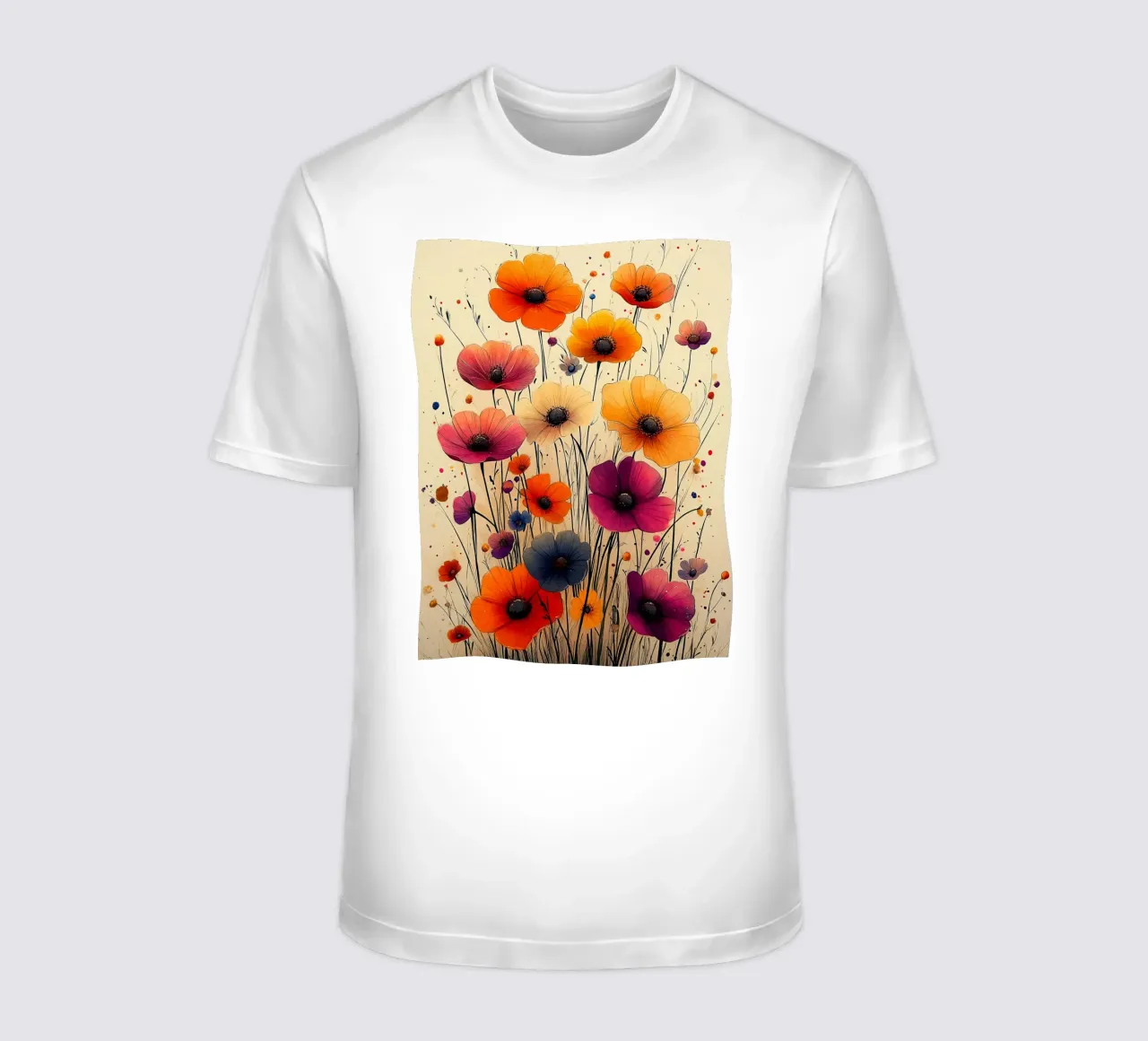 Poppies art A t-shirt da Mateo