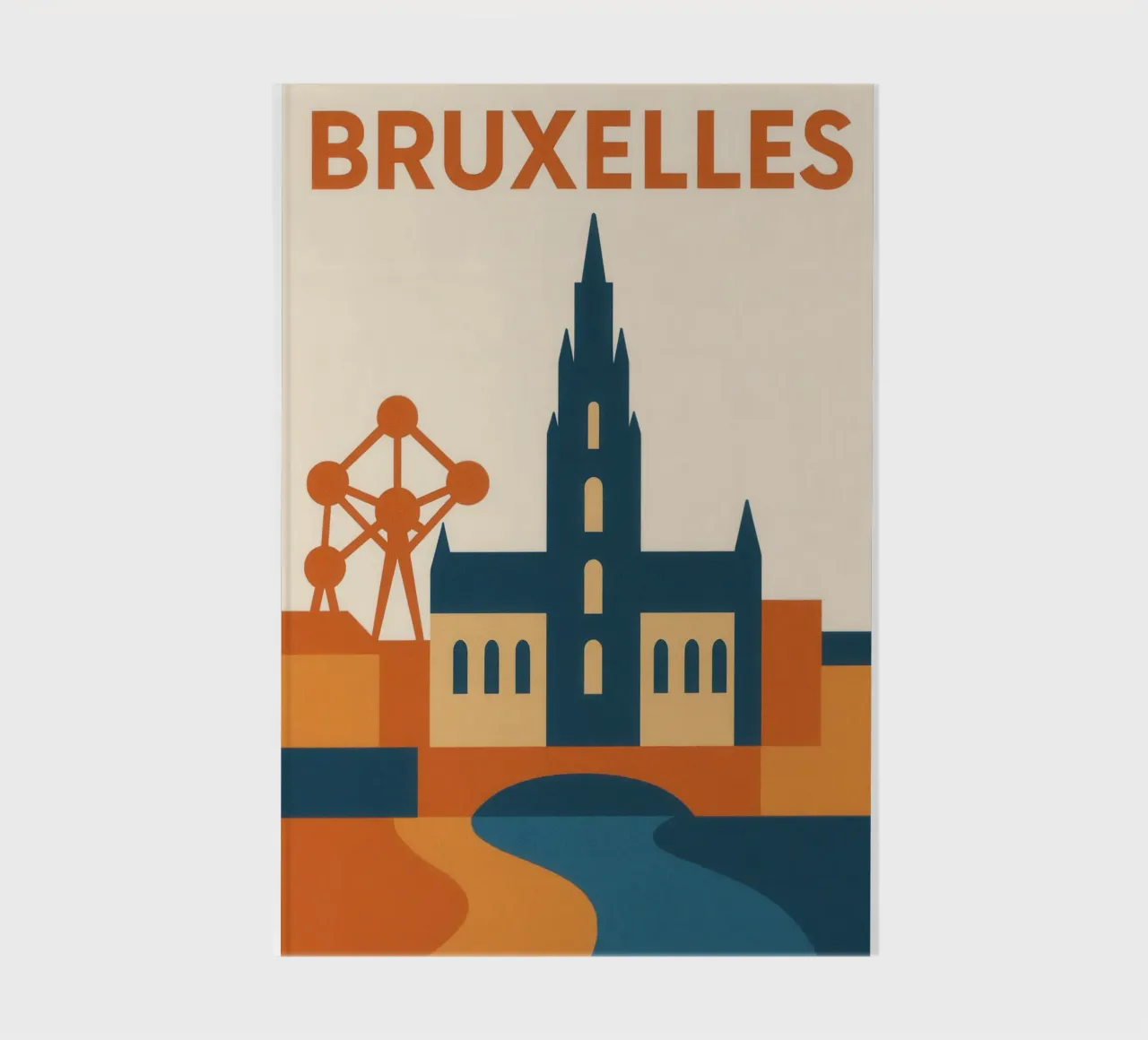Bruxelles urbana - tra patrimonio e futuro diario da JETLAG | affiches voyage