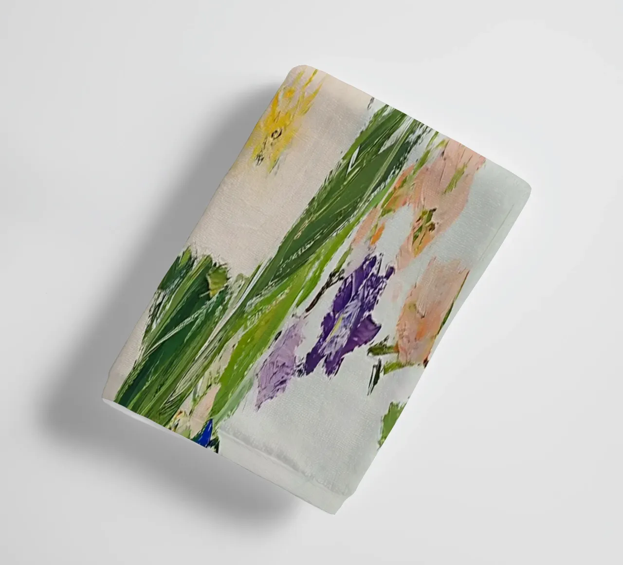 Fiori in vaso, stampa floreale asciugamano da bagno da Little Lila