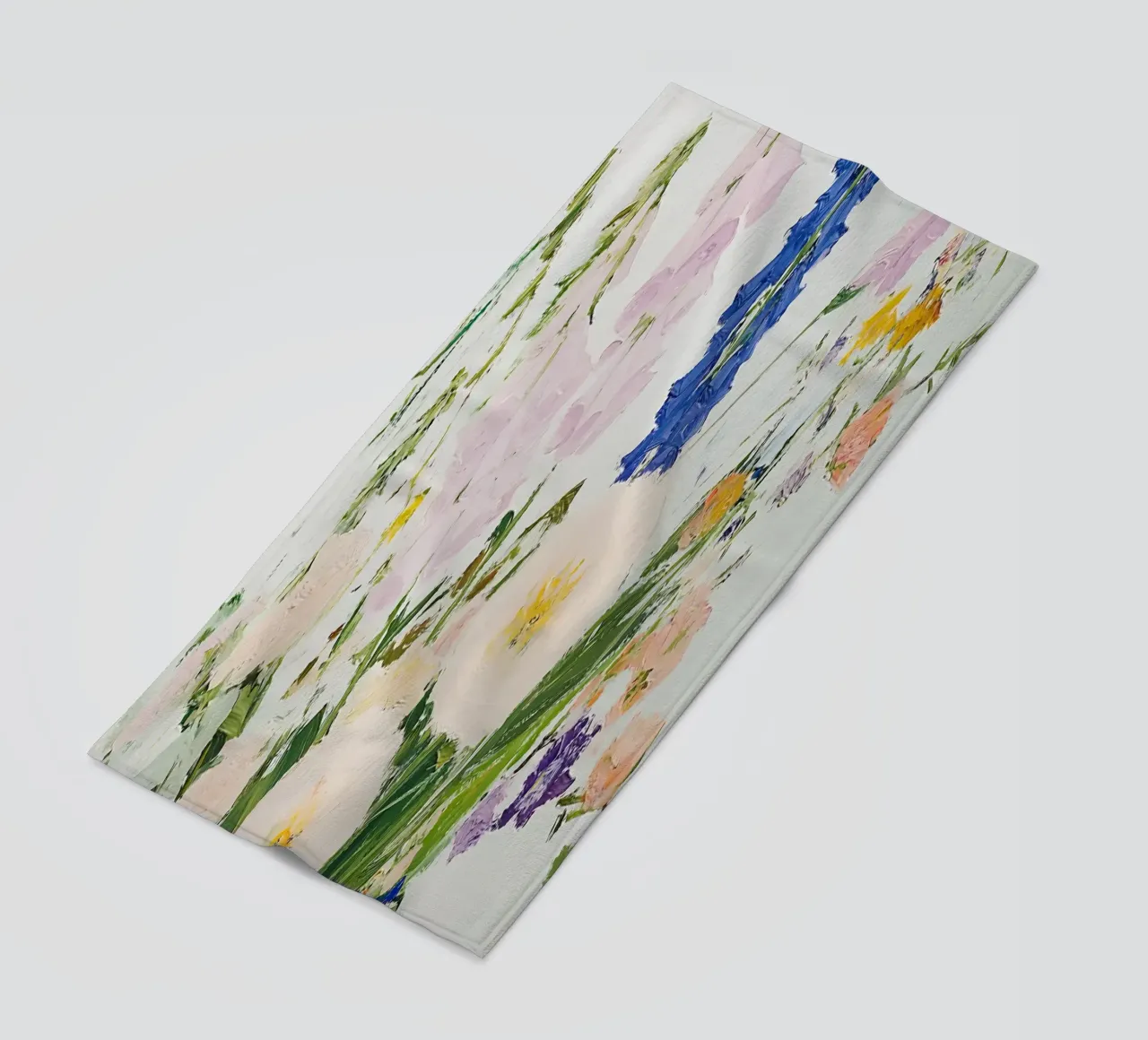Fiori in vaso, stampa floreale telo mare da Little Lila