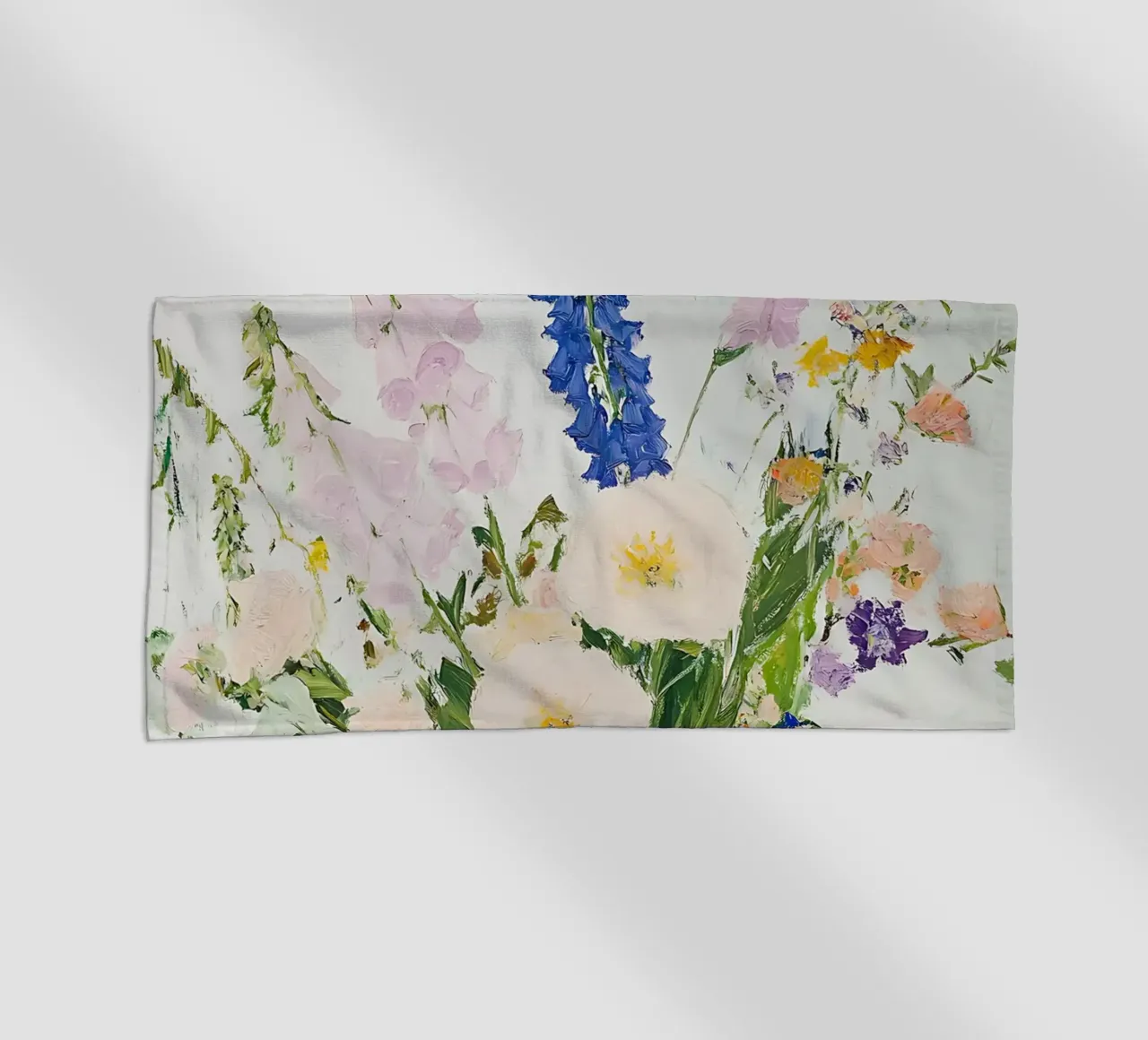 Fiori in vaso, stampa floreale telo mare da Little Lila