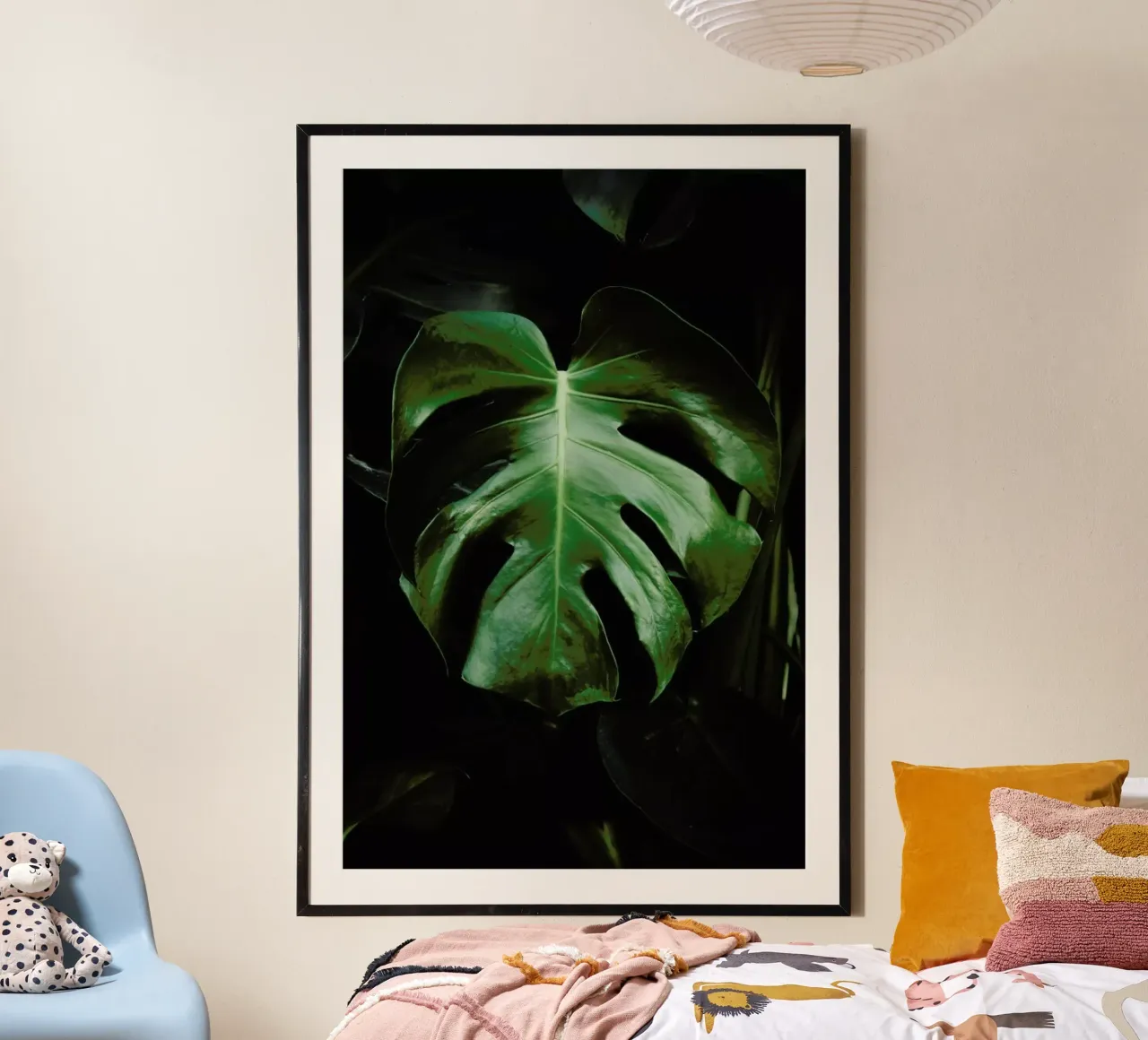 Monstera Leaf poster by Ingrid Beddoes