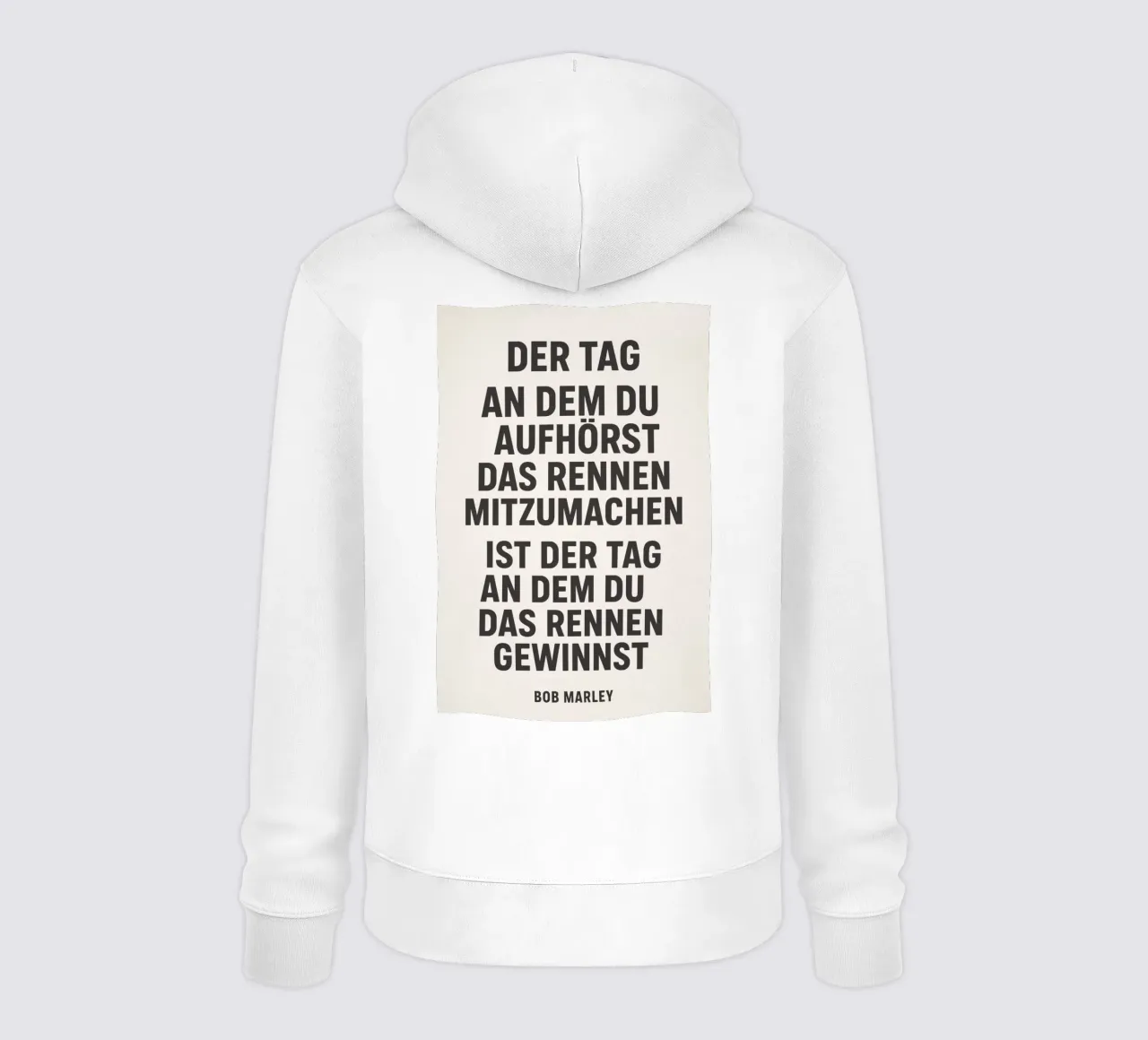 Mindful Words – Marley Quote Print felpa con cappuccio da QuooodZ by MooodzArt