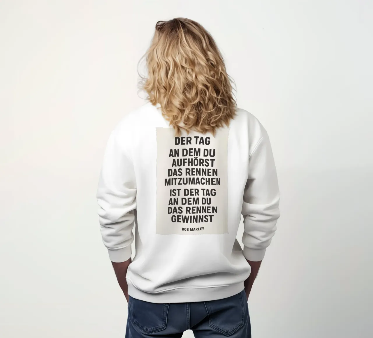 Mindful Words – Marley Quote Print felpa da QuooodZ by MooodzArt