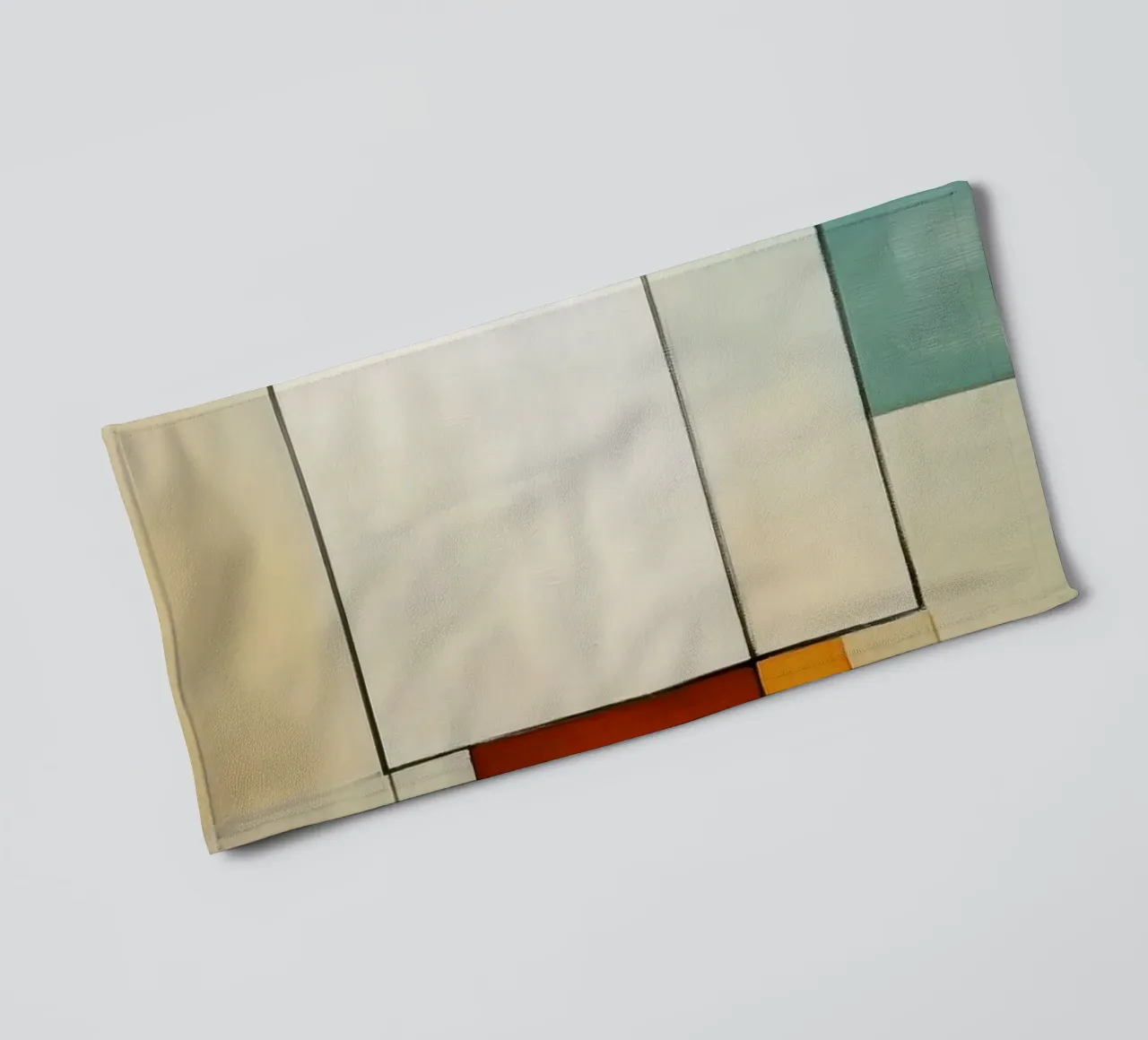 Abstracte blokken badhanddoek van Imagine