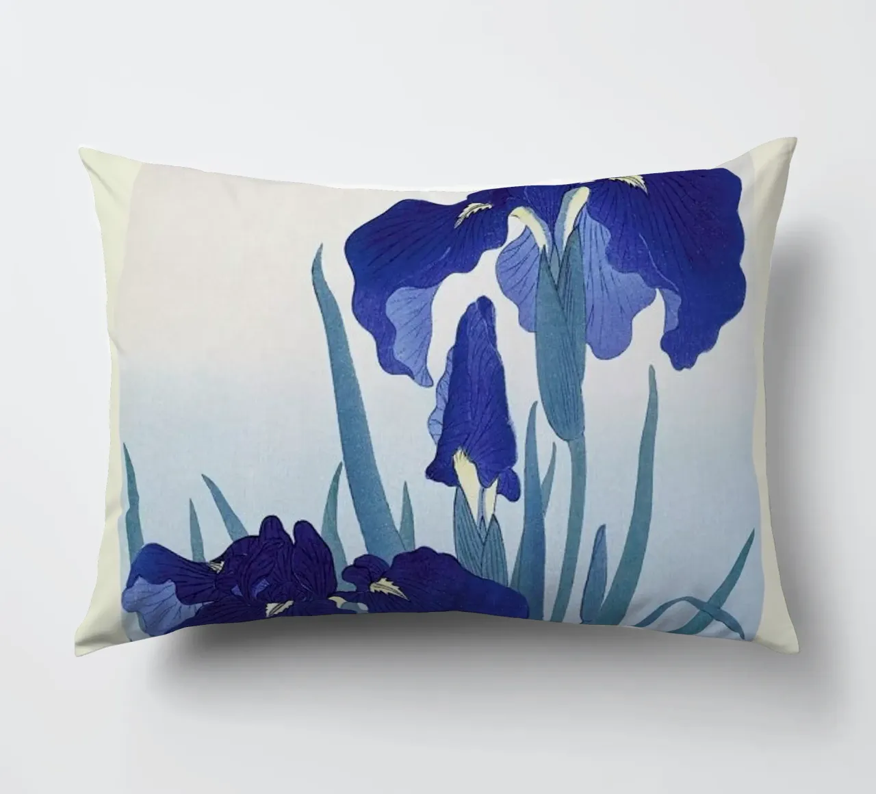 Koson - Iris Flowers cuscino da Vintage by JUNIQE