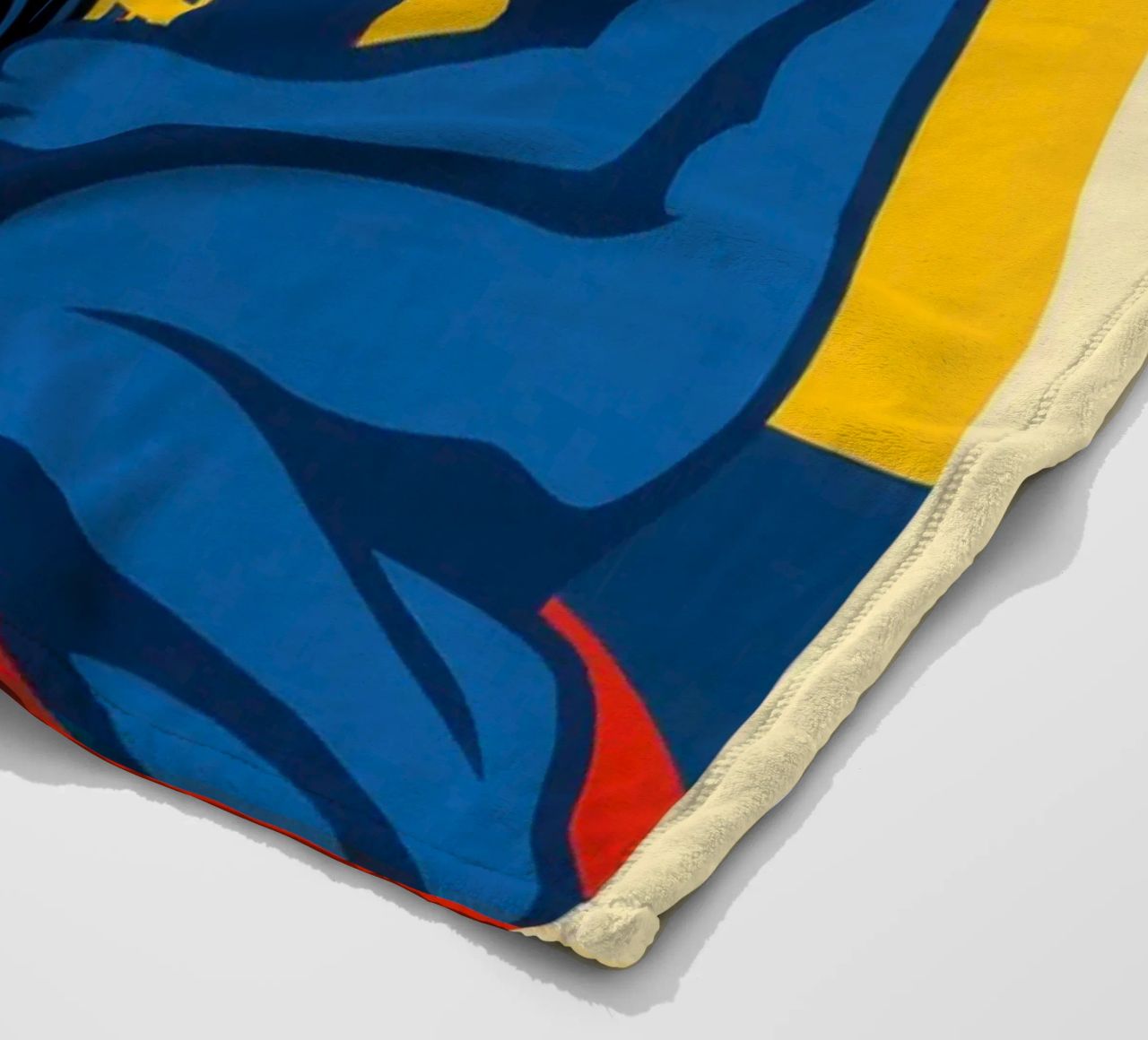 Copenhagen in contrast - the siren and the harbour reflections fleece blanket by JETLAG | affiches voyage