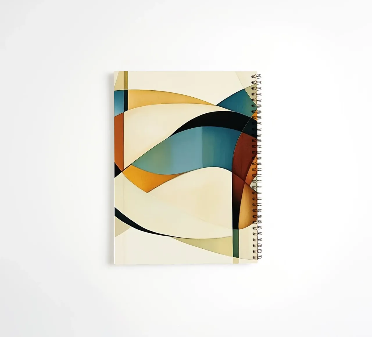 Abstract bohemian spiral notebook by Imagine