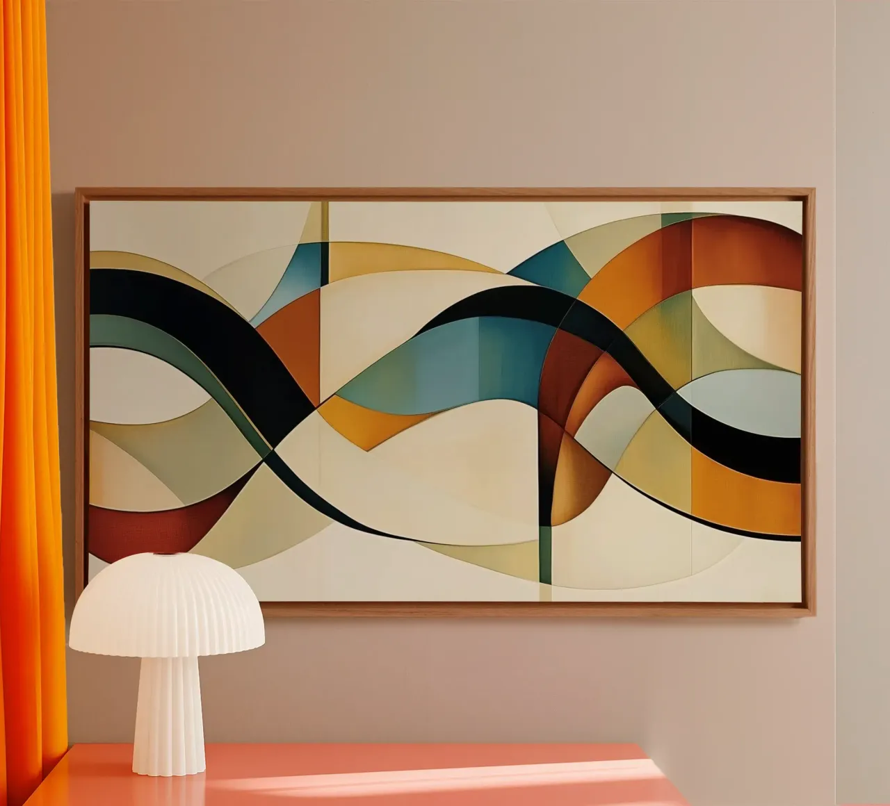 Abstract bohemian canvas by Imagine