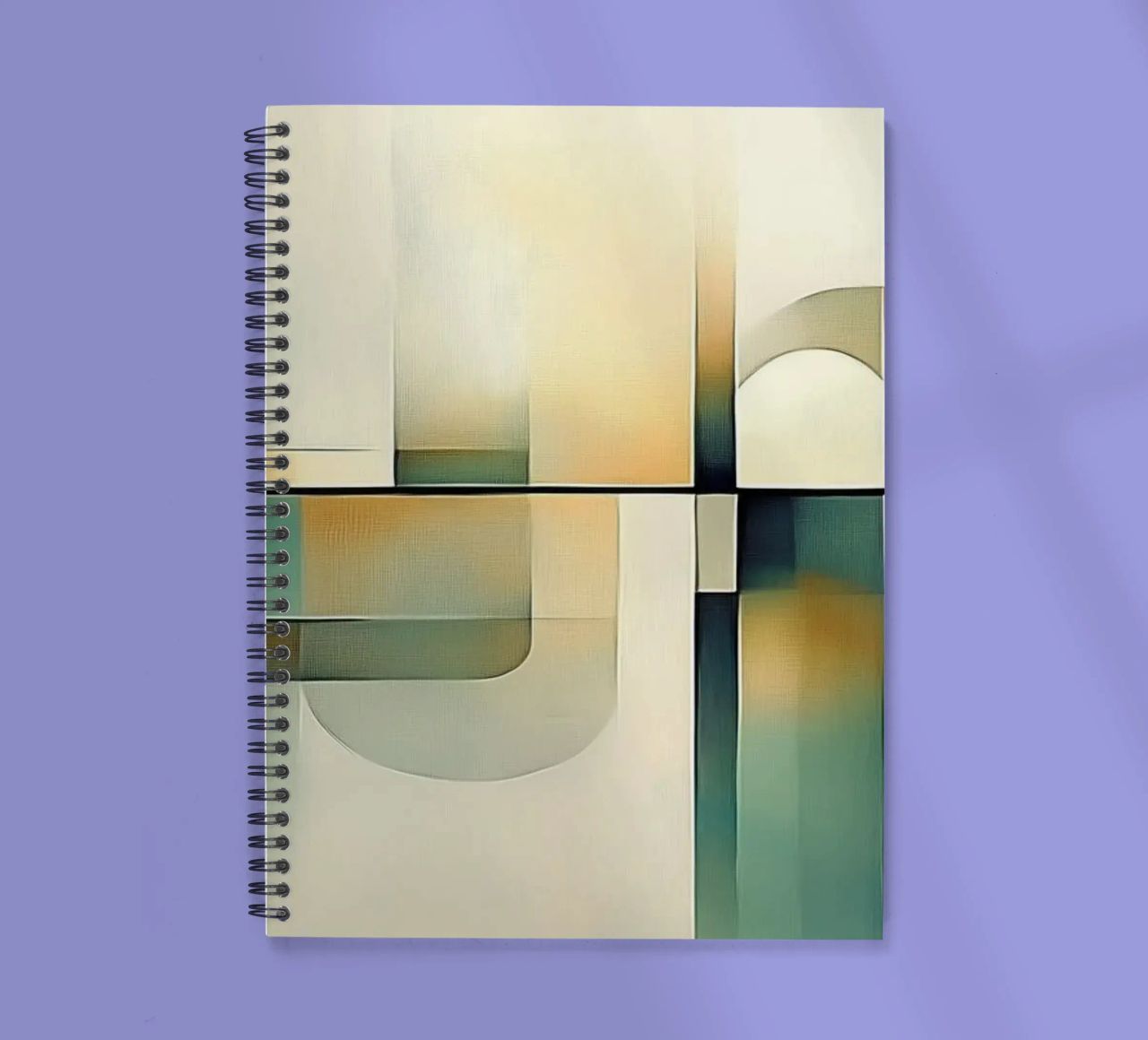 Bohemian shapes spiral notebook by Imagine