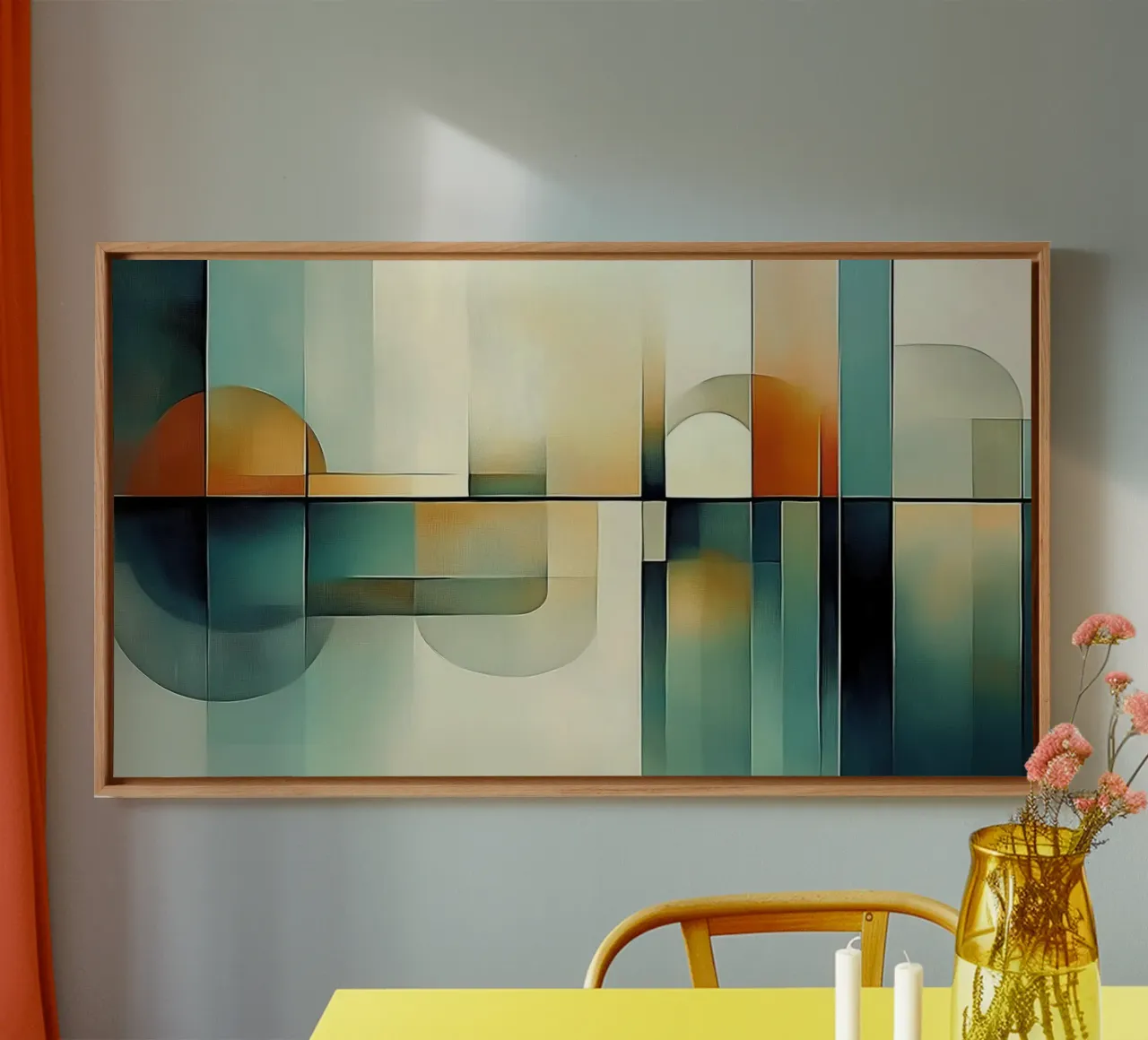 Bohemian vormen canvas van Imagine