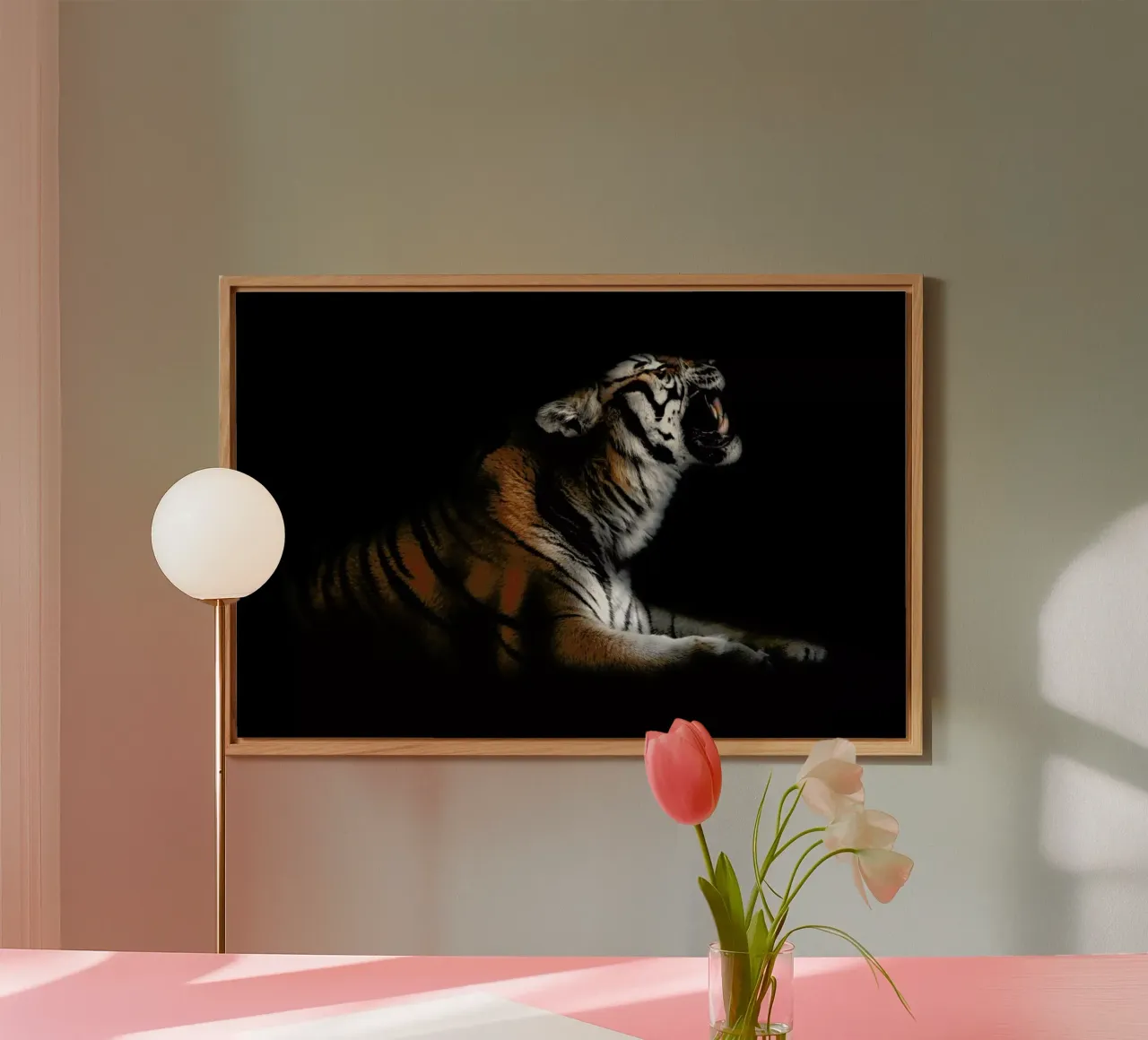 Tiger Portrait - Santiago Pascual Buye alluminio dibond da Pictufy