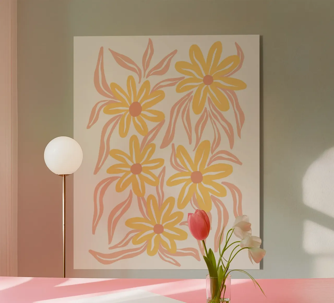 Pastel Daisies plexiglass da Wackapacka