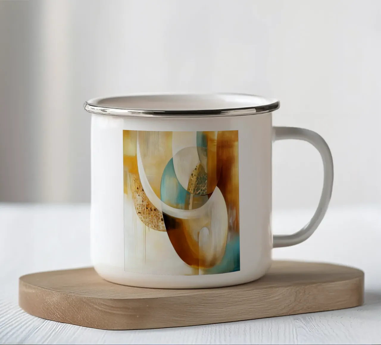 Forme bohémien tazza in smalto da Imagine