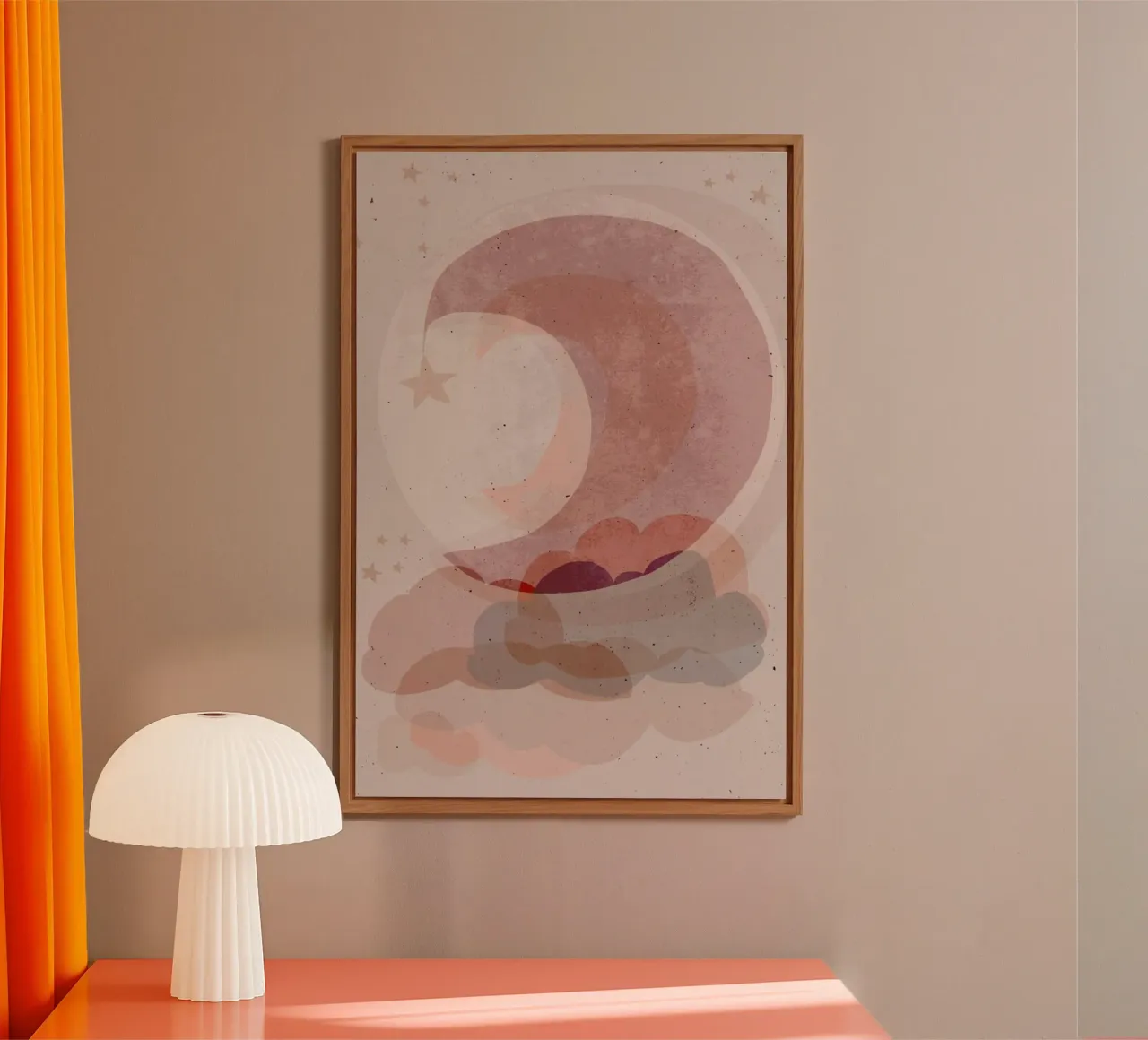 Gentle Moon alluminio dibond da treechild