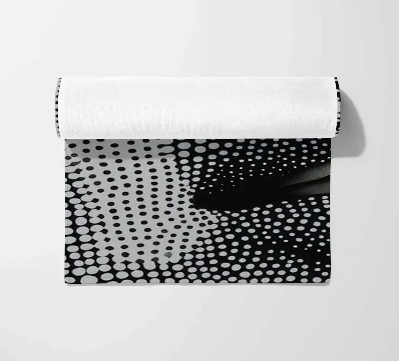 Volto di donna in bianco e nero telo mare da Imagine