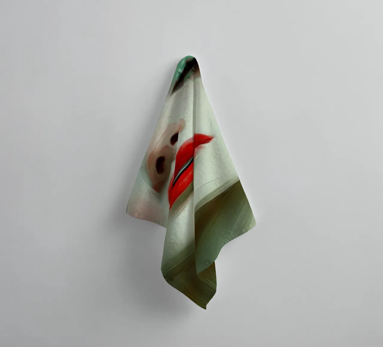 Green woman towel by Imagine