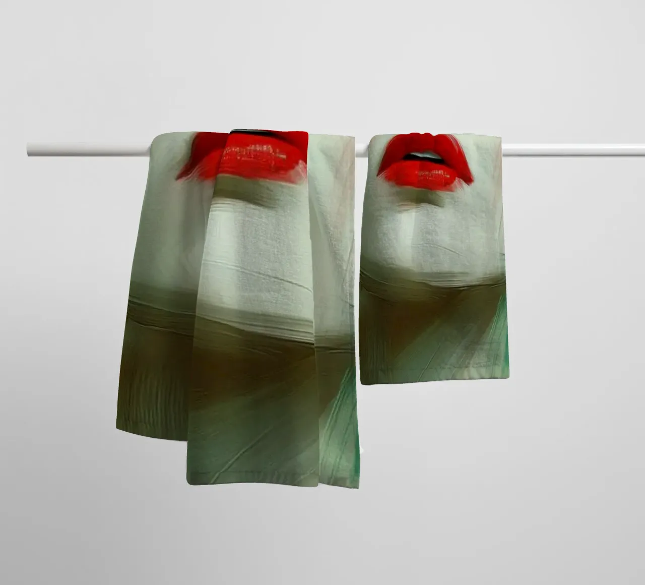 Green woman towel by Imagine
