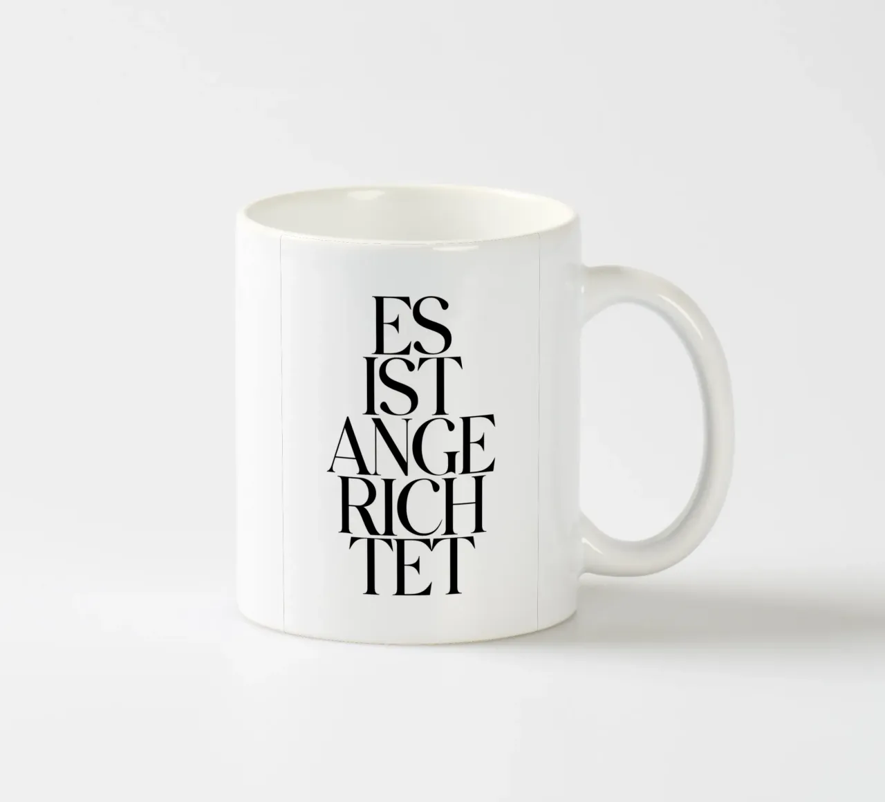 Es ist angerichtet tazza in ceramica da BAINAI QUOTES