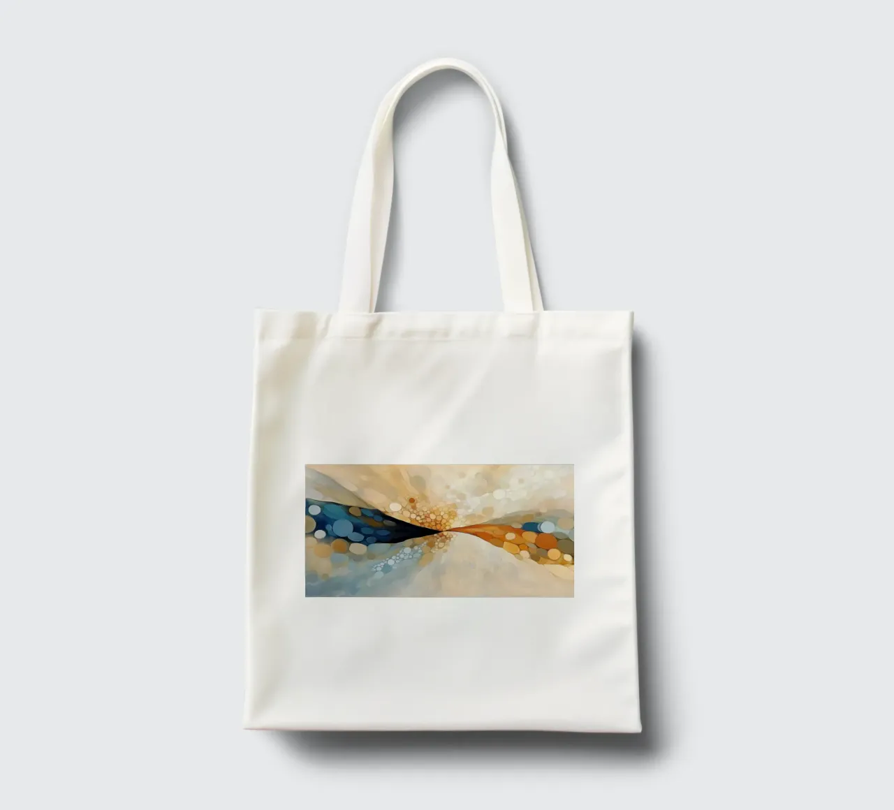 Organic abstract tote bag by Imagine