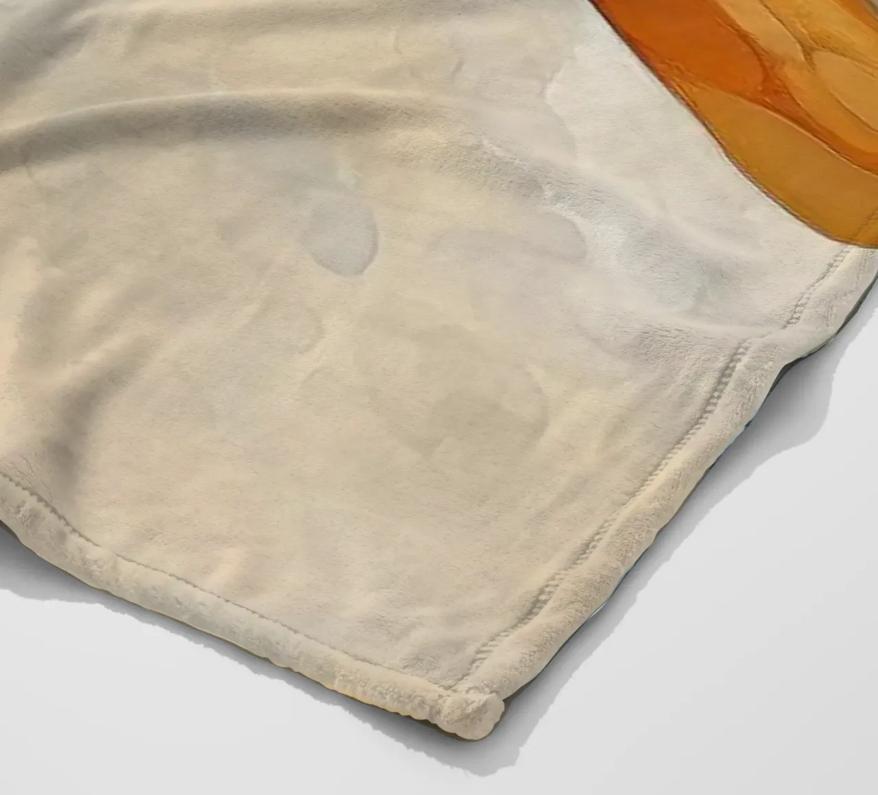 Astratto organico coperta in pile da Imagine