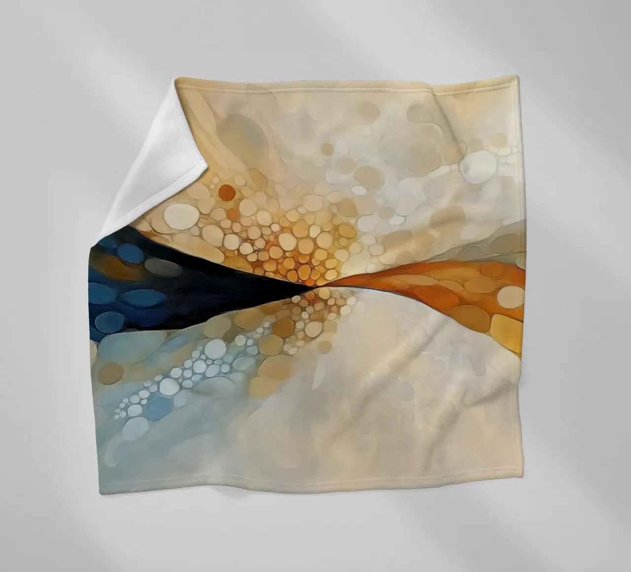 Astratto organico coperta in pile da Imagine