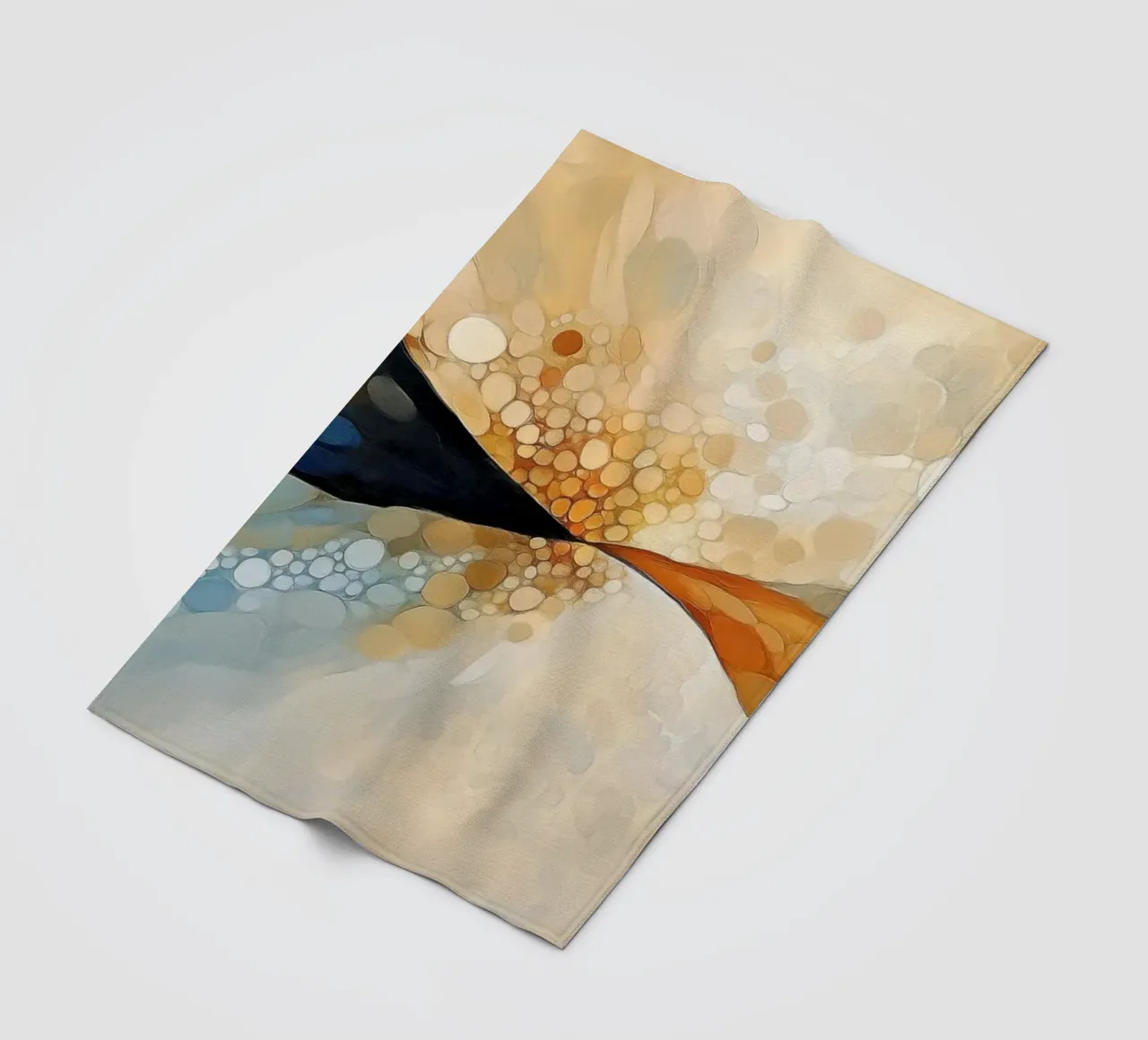 Astratto organico coperta in pile da Imagine