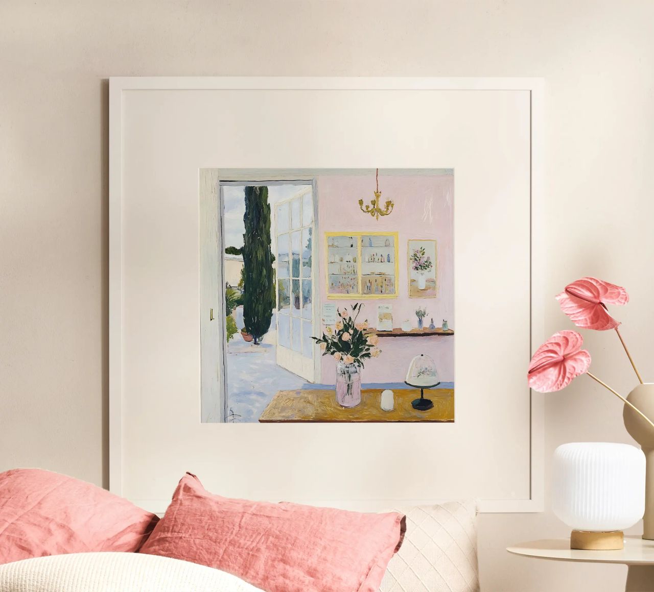 Affiche vintage mignonne, impression de fleurs poster de Little Lila
