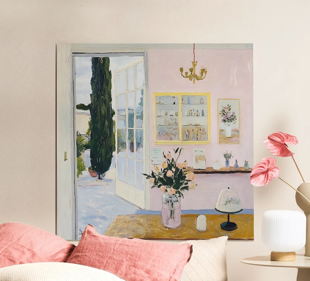 Affiche vintage mignonne, impression de fleurs poster de Little Lila