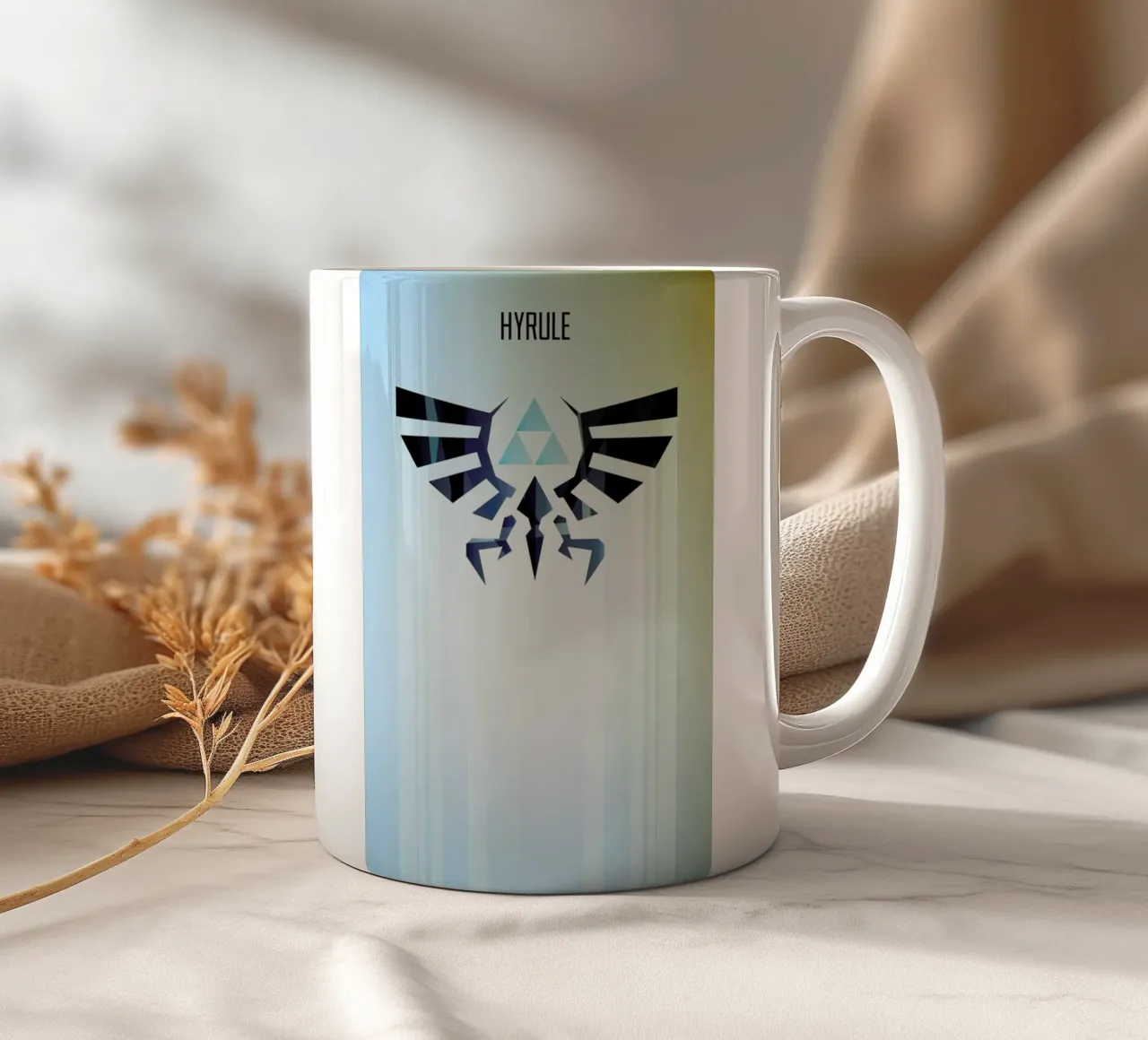 Hyrule Rising tazza in ceramica da Barrett Biggers