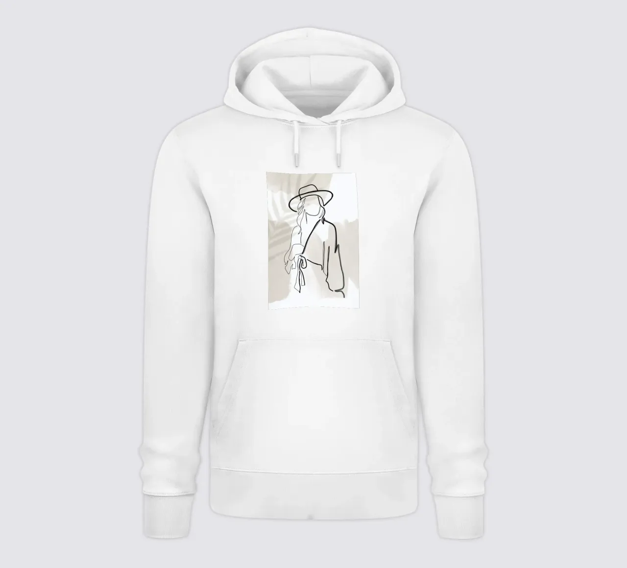 Summer Lines No. 2 felpa con cappuccio da KRUTH DESIGN