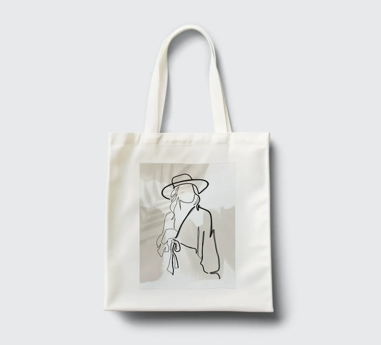 Summer Lines No. 2 borsa in juta da KRUTH DESIGN