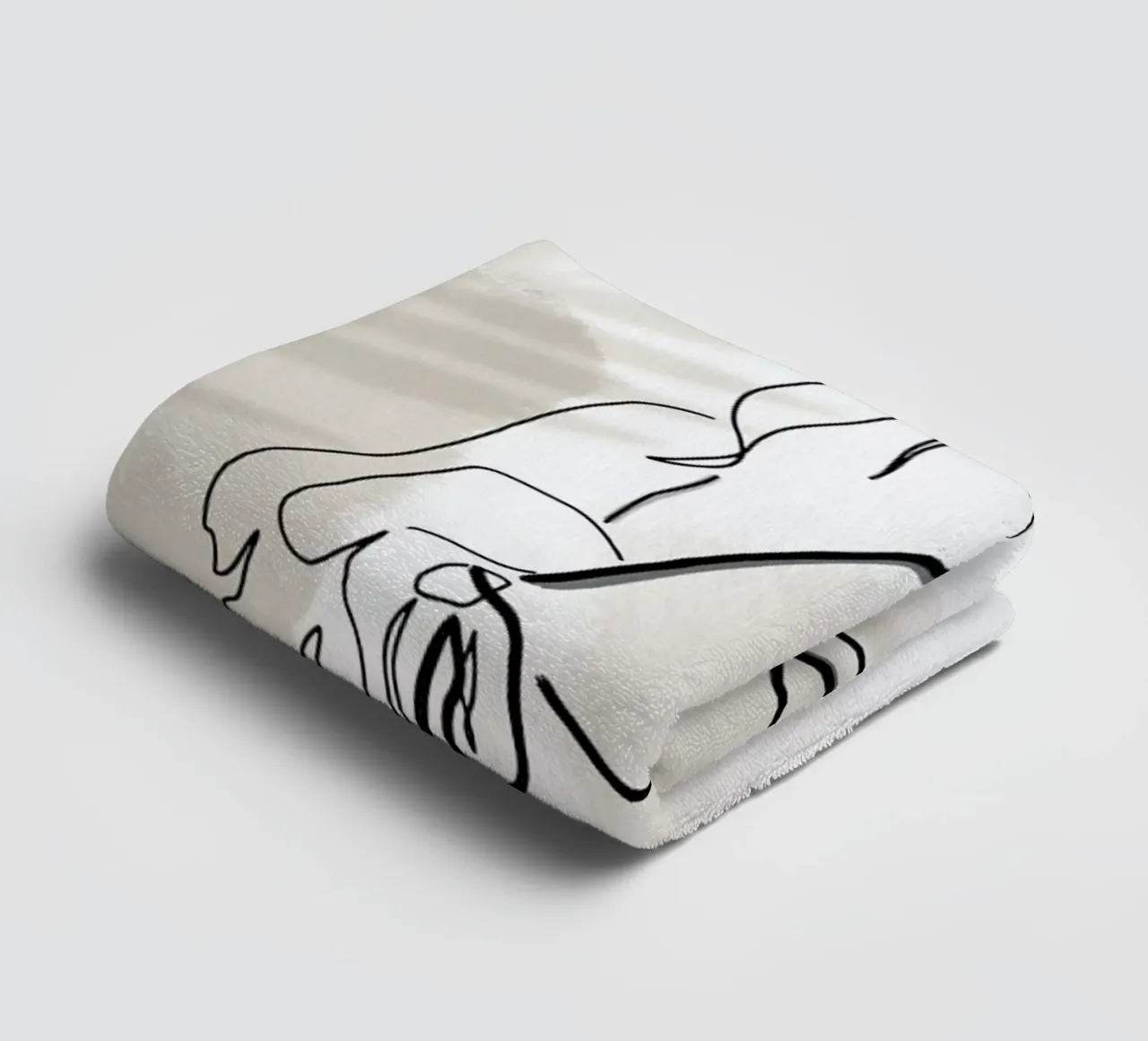 Summer Lines No. 2 asciugamano da bagno da KRUTH DESIGN