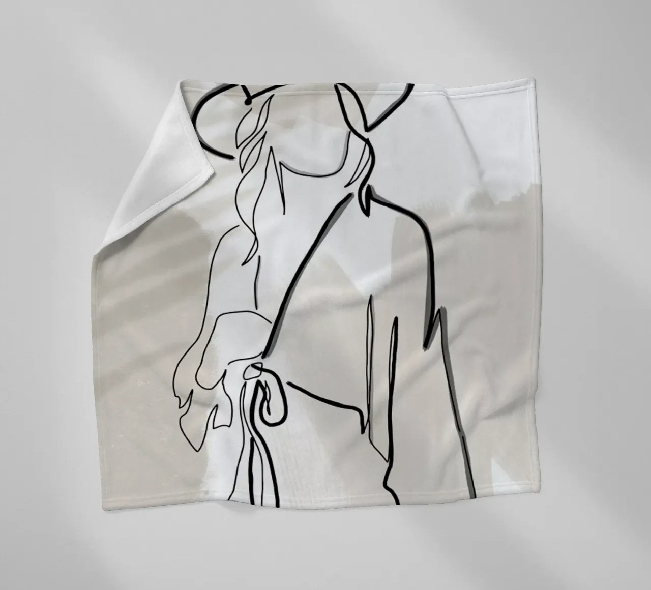 Summer Lines No. 2 coperta in pile da KRUTH DESIGN