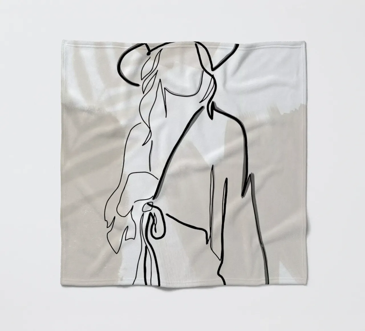 Summer Lines No. 2 coperta in pile da KRUTH DESIGN