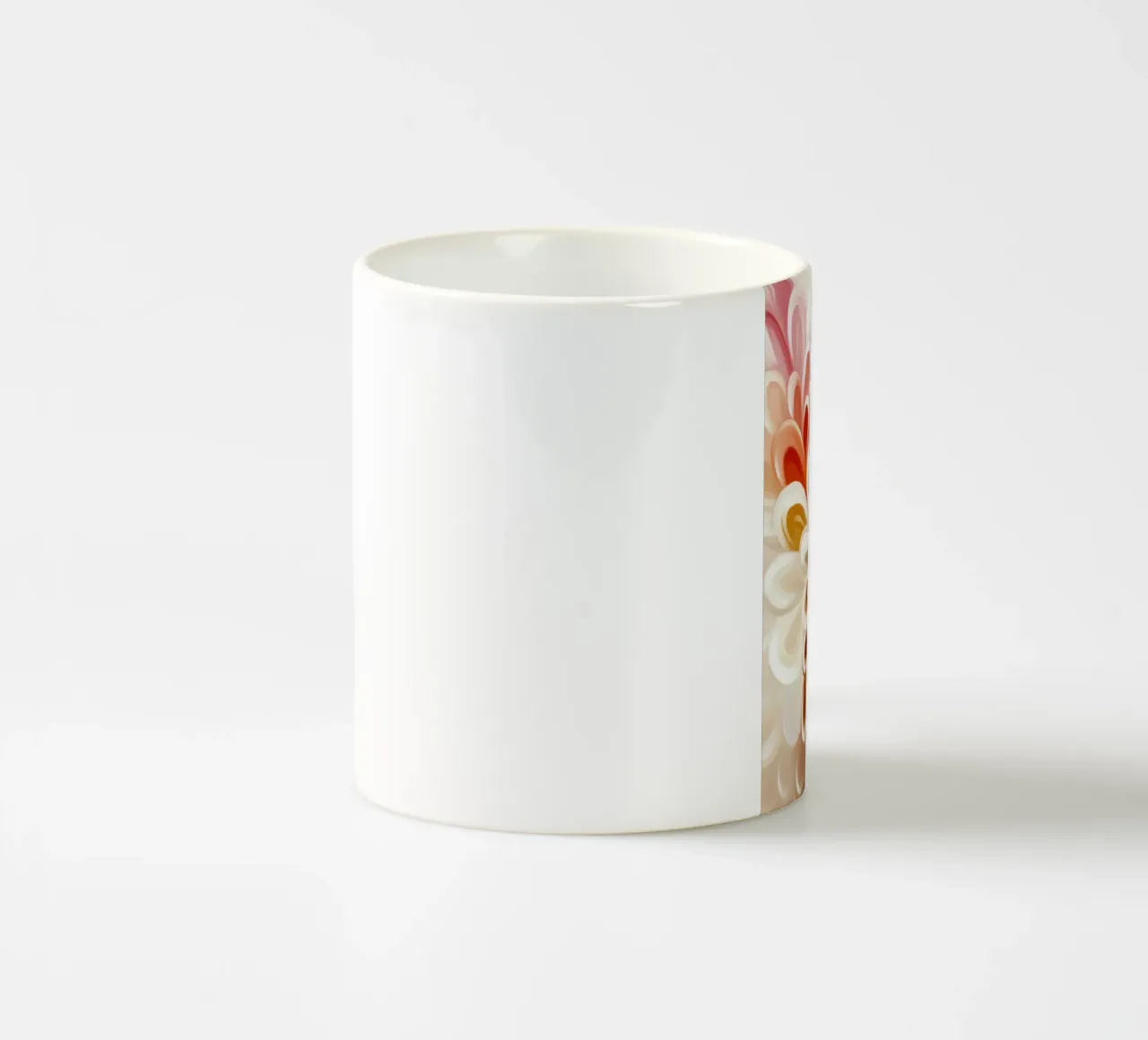 Forme astratte di fiori tazza in ceramica da Imagine