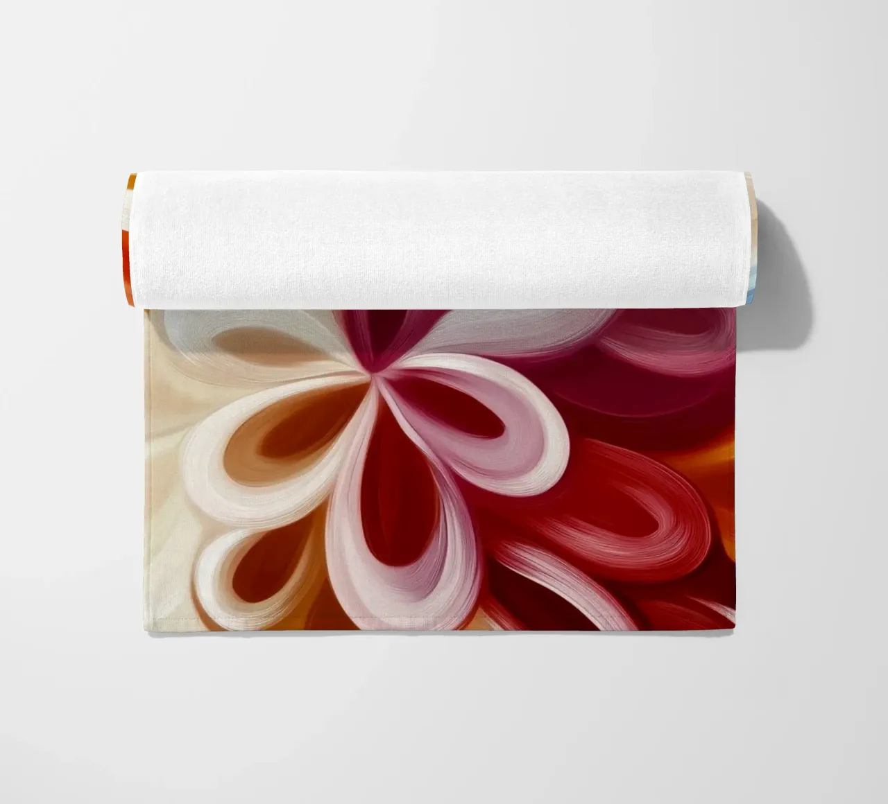 Forme astratte di fiori telo mare da Imagine